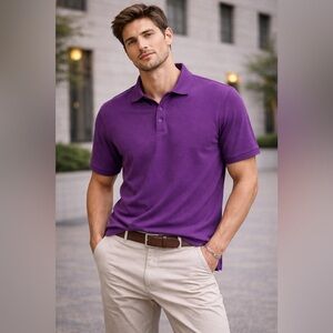 The Rail Vibrant Purple Polo Shirt